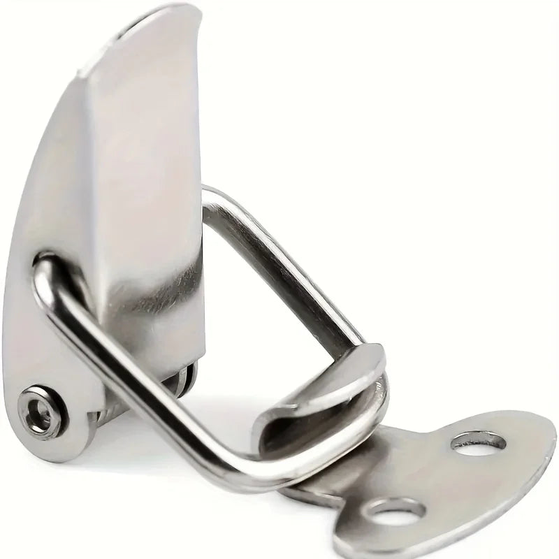 4-Piece Spring Rod Latch Clip Toggle Catch Lock Set Toggle Latch Catch Qme
