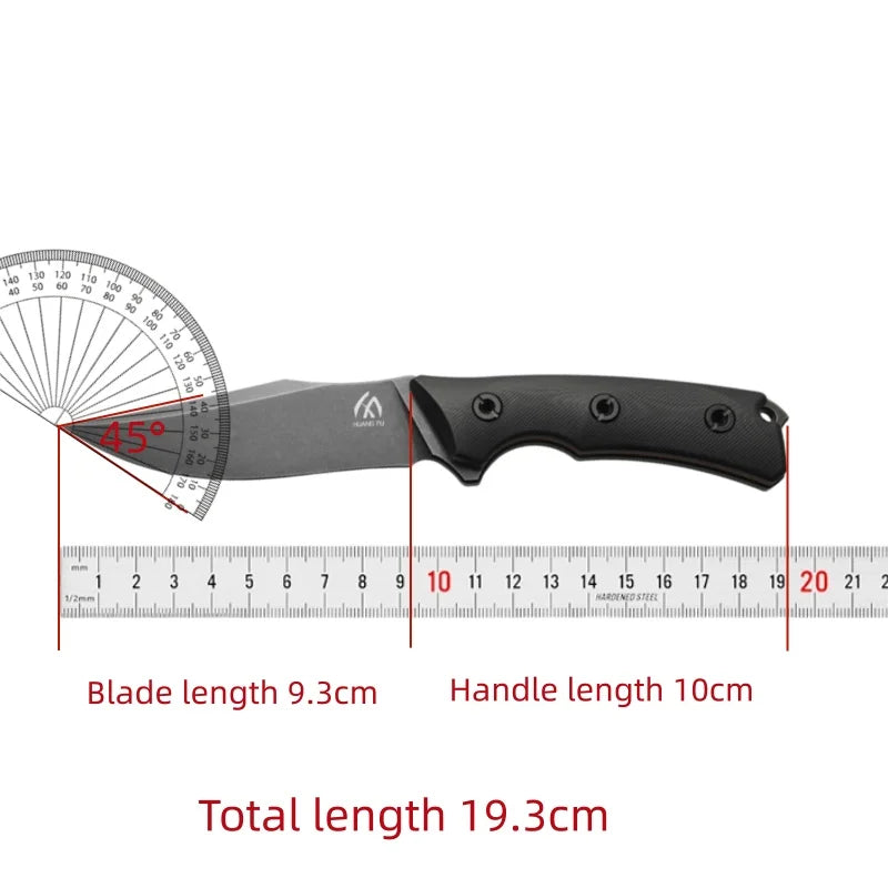 HUANGFU Multi-Function Outdoor Camping Knife – Steel Blade Multi-Function Knife Qst