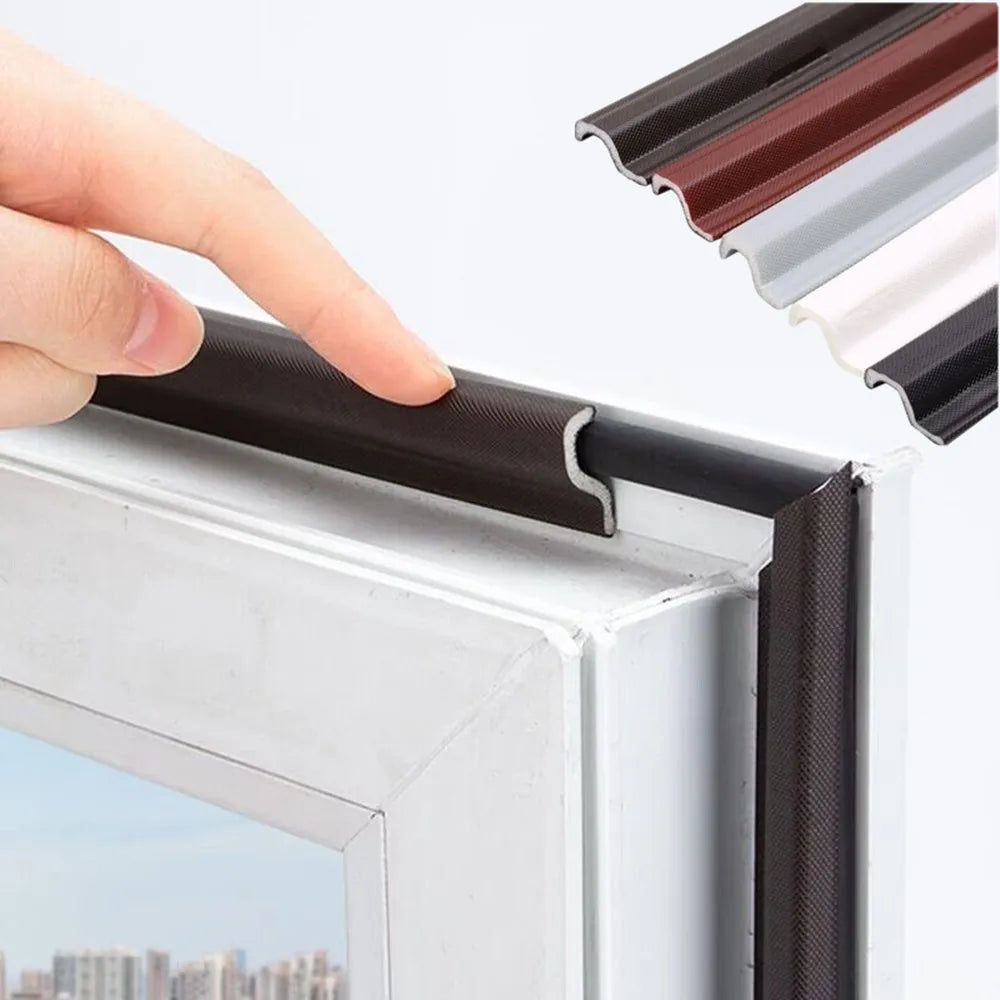 10M Self-Adhesive Foam Door & Window Sealing Strip Weatherstrip Door Window Weatherstrip Qme