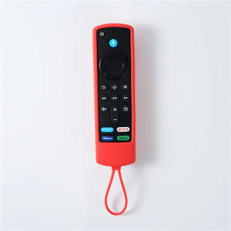 Silicone Remote Cover – Fire Stick 4K MAX 3rd Gen Case Remote Control Cover Qme Red
