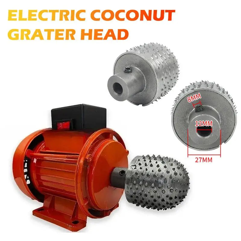 Electric Coconut Grater Machine Blade Head – Stainless Steel Coconut Grater Blade Qme