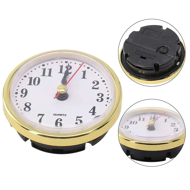 65mm Round Quartz Clock Insert Roman Numerals – DIY Craft Clock Insert Qme
