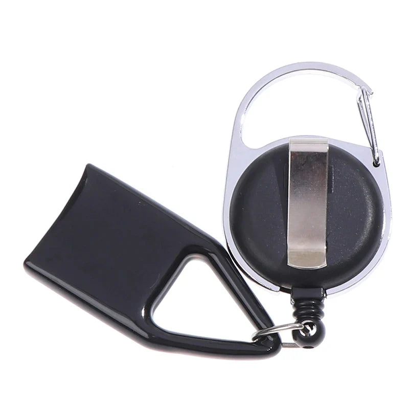 Silicone Lighter Cover with Clip & Retractable Keychain Leash Lighter Accessory Qme Onesize
