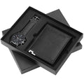 Men's Quartz Watch & Leather Wallet Gift Box Set | 6 Colors Watch & Wallet Gift Set Qme Ivory