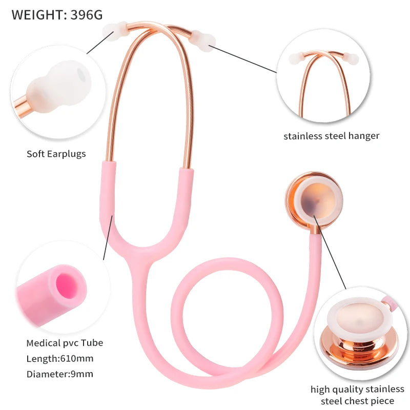 XceeFit Double Head Cardiology Stethoscope – Doctor & Nurse Cardiology Stethoscope Qst