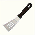 Mini Stainless Steel Spatula for Baking, Cooking & Restaurant Use Baking Spatula Qme Black