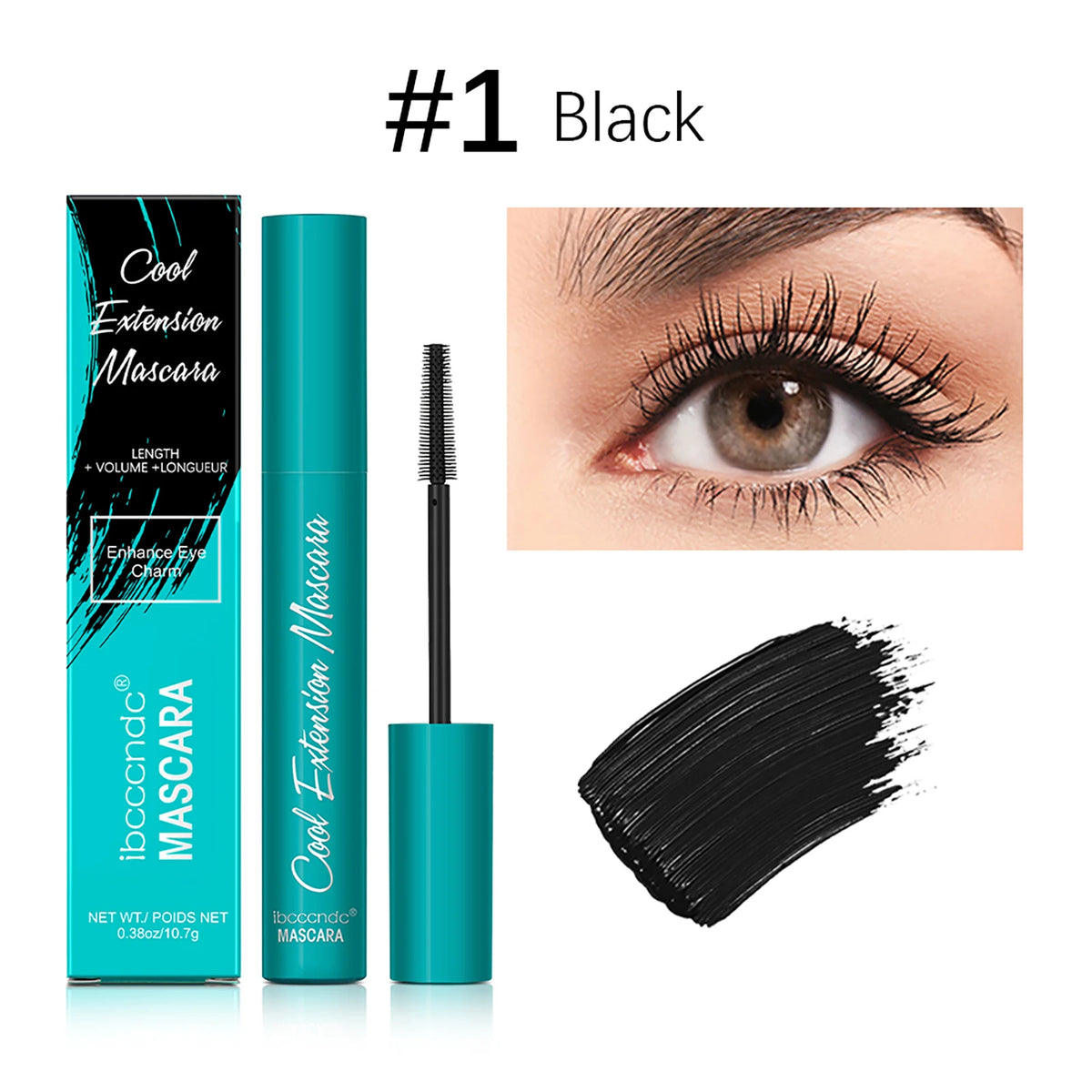 Ibcccndc Green Tube Mascara – Lengthening Curling Black Mascara Qst 01