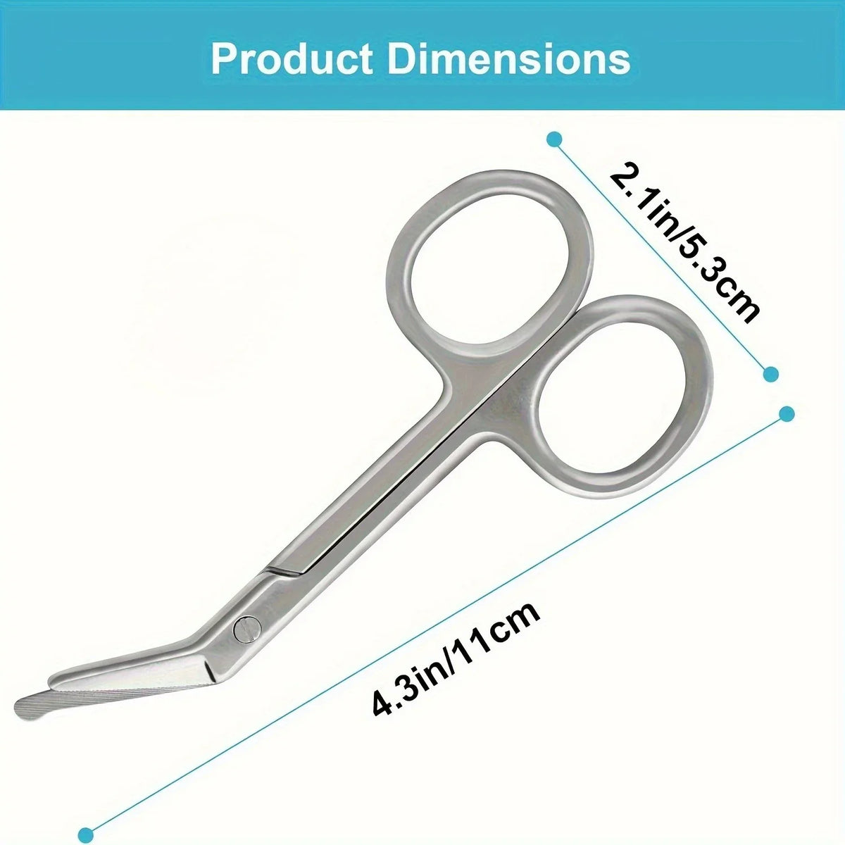 Mini Stainless Steel Bandage Scissors – Compact & Portable Bandage Scissors Qme