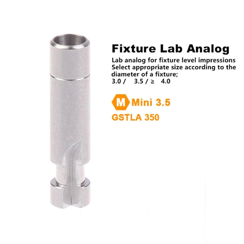 Dental Lab Implant Analog Plaster Mini – Osstem & Hiossen Dental Lab Accessory Qme GSTLA 350-M