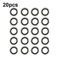 10-Pack Stainless Steel Retaining Ring Clip Rubber Sleeve Wrench Socket Retainer Qme 20pcs