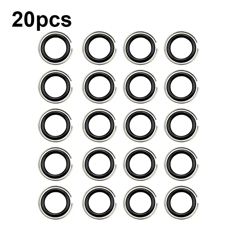10-Pack Stainless Steel Retaining Ring Clip Rubber Sleeve Wrench Socket Retainer Qme 20pcs
