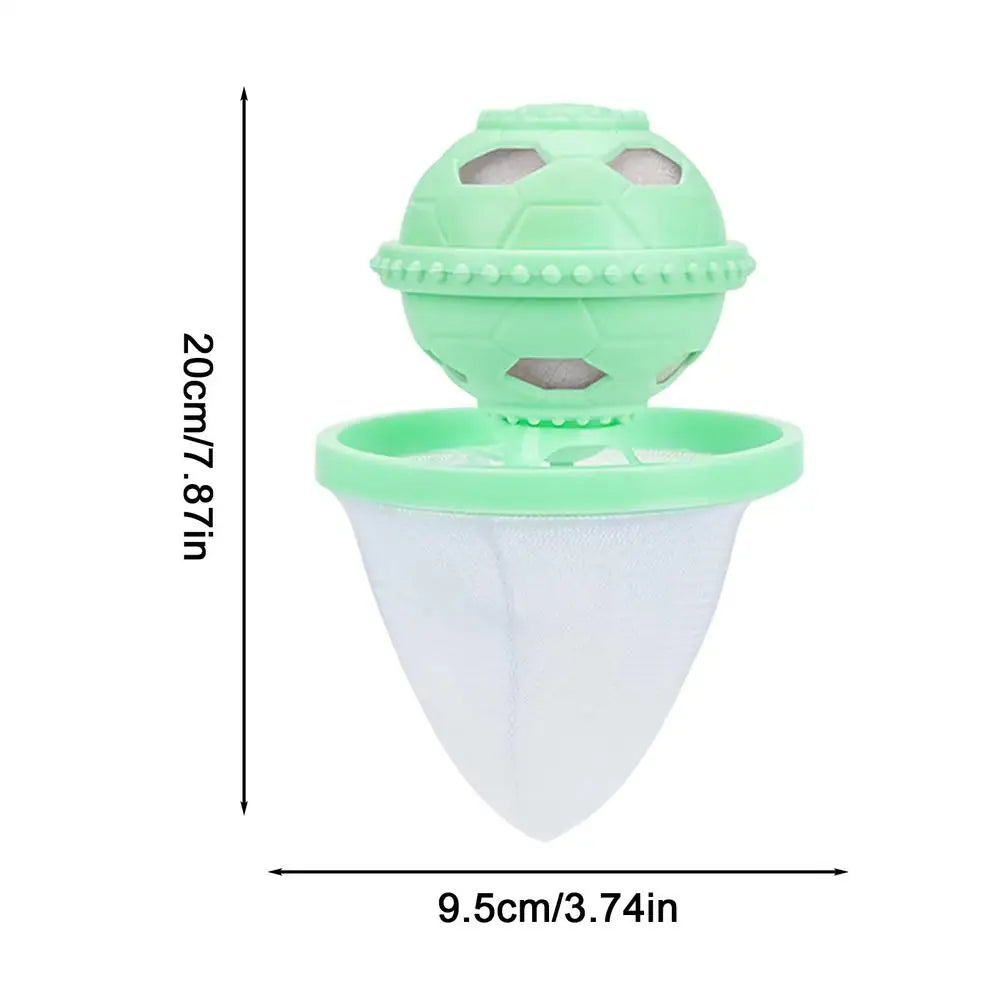 Reusable Pet Hair Remover Ball for Laundry – Filter Sponge Laundry Pet Hair Remover Qst Green