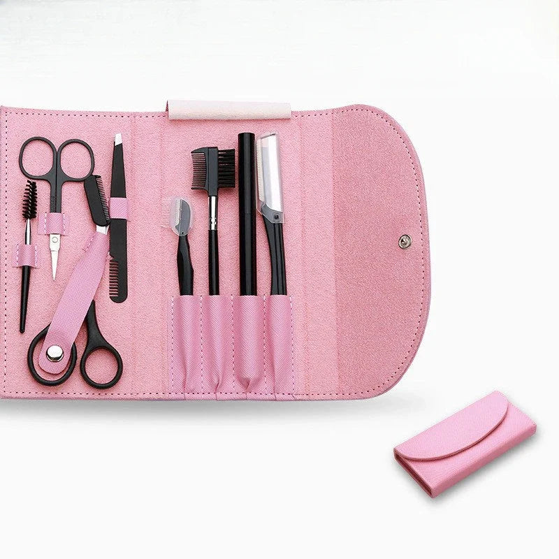 Complete Eyebrow Grooming Kit – Shaper, Pencil & Tweezers Eyebrow Grooming Kit Qme