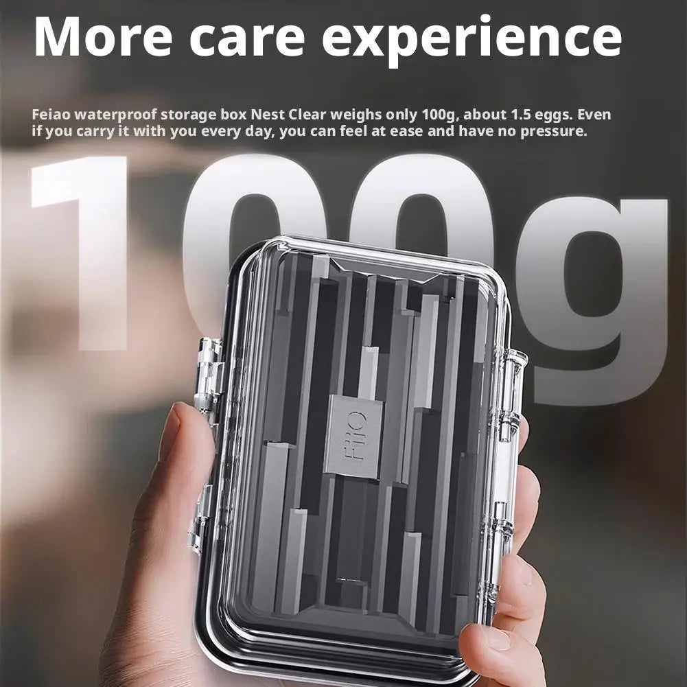 FiiO NEST Clear Transparent Earphone Cable & Protective Case Earphone Cable Case Qme