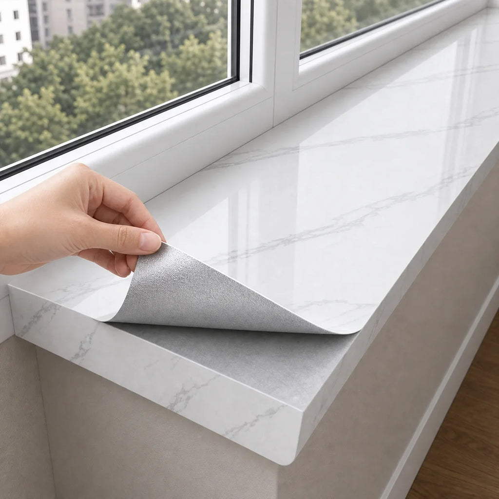 Marble Peel & Stick Window Sill & Door Frame Stickers – PVC Decorative Wall Stickers Qme
