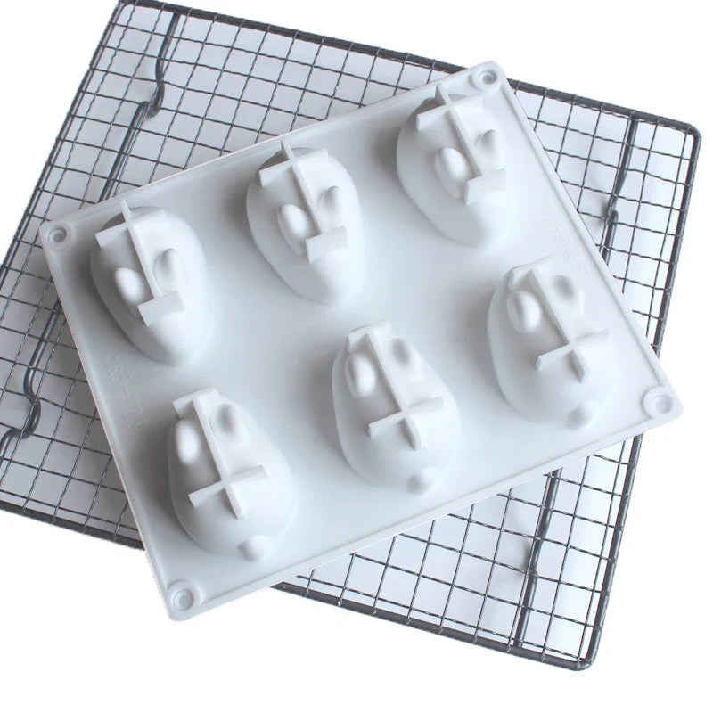 Silicone 3D Cake Mold Set – 6 Mousse & Baking Forms Silicone Cake Mold Qme
