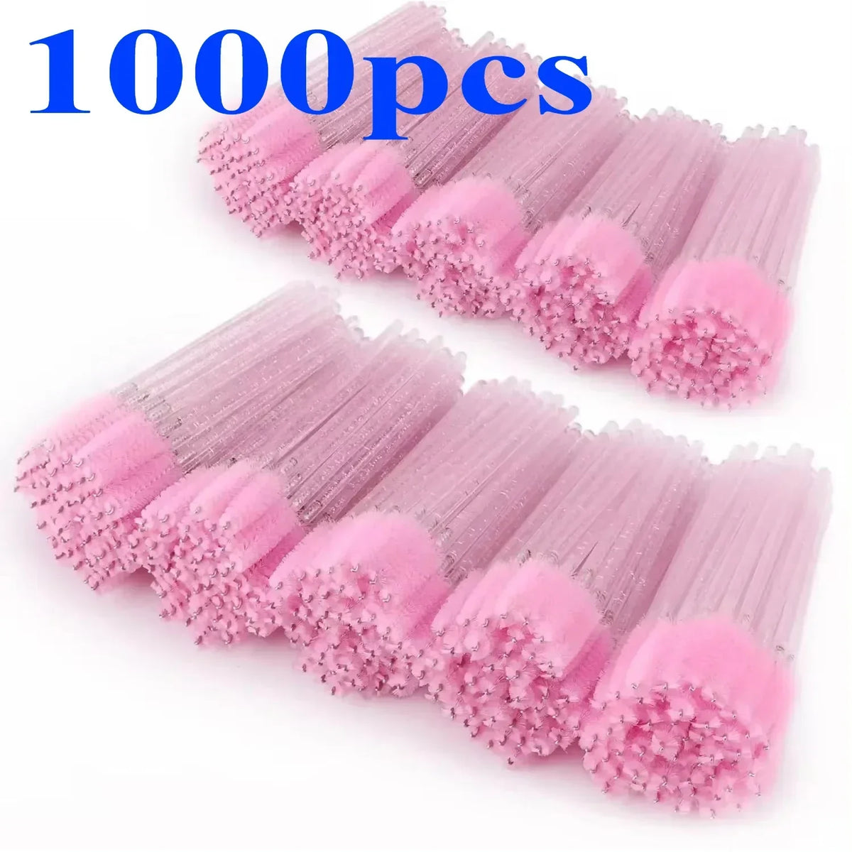 Disposable Spoolie Brushes – Bulk Eyebrow & Lash Wands Disposable Spoolie Wands Qme Pink 1000pcs