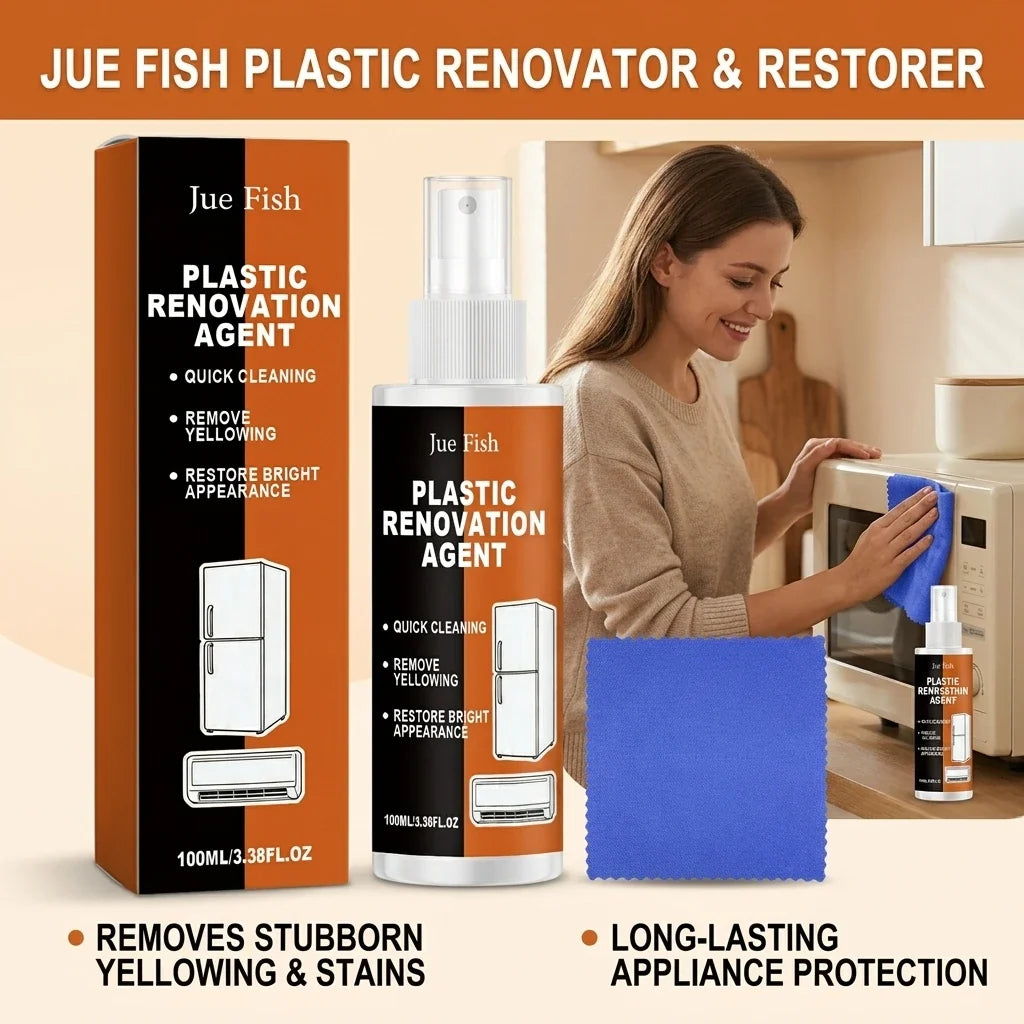 Plastic Renovation Agent – Restore & Remove Oxidation & Stains Plastic Restorer Spray Qme
