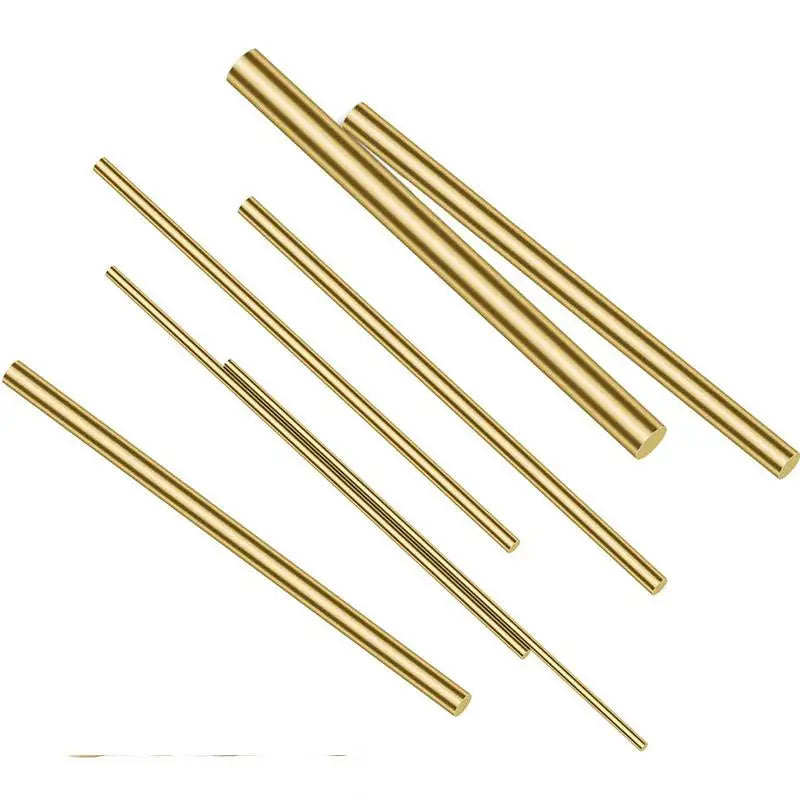 Solid Brass Rod – DIY Knife Rivet & Handle Pin Bar 3–8mm Brass Metal Rod Qst