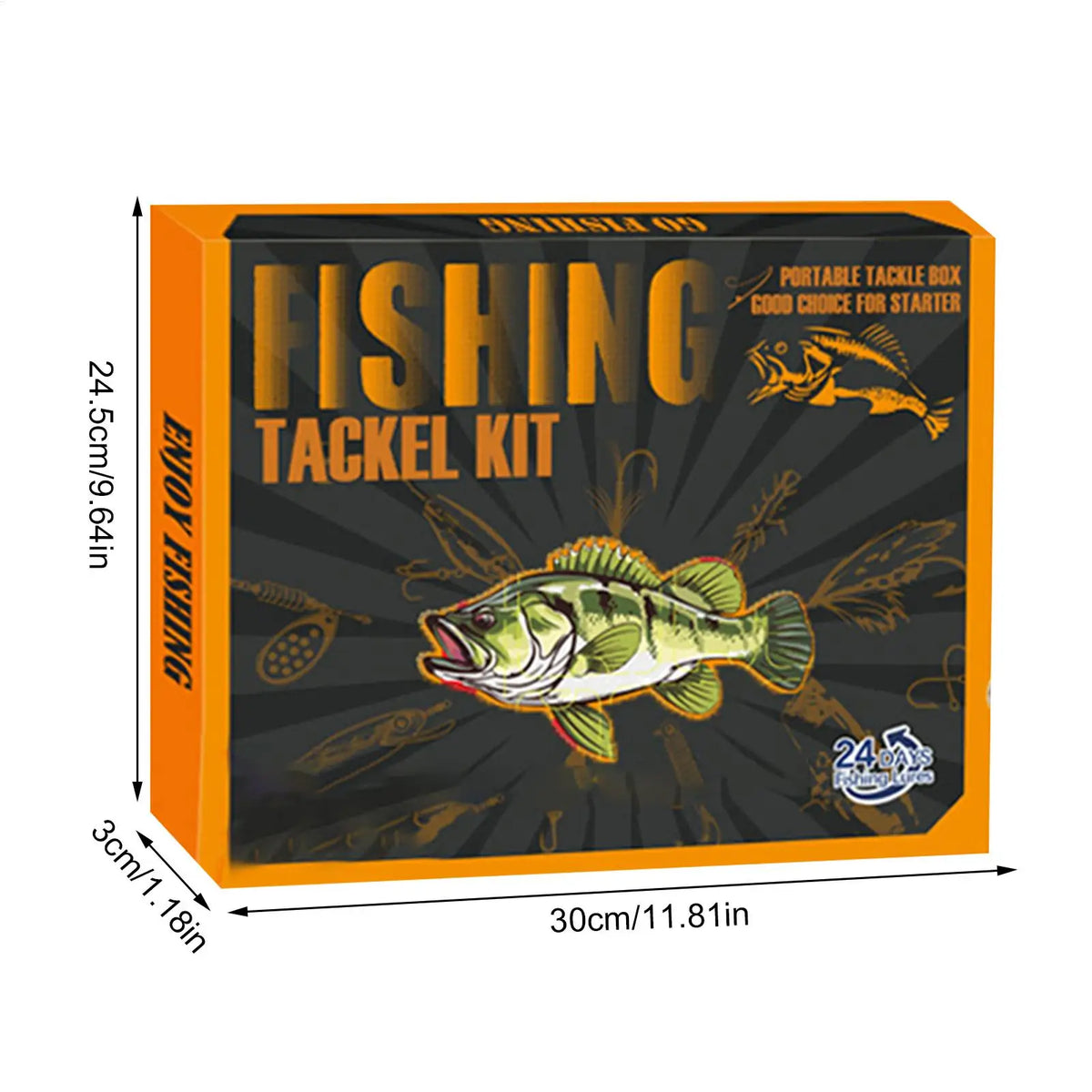 Christmas Fishing Lure Advent Countdown Calendar – 24 Days Fishing Advent Calendar Qme