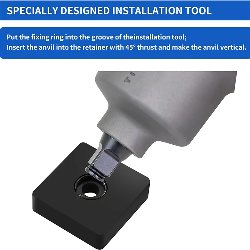 Impact Wrench Retaining Ring Clip & O-Ring Set 1/2" & 3/8" Impact Wrench Accessories Qme