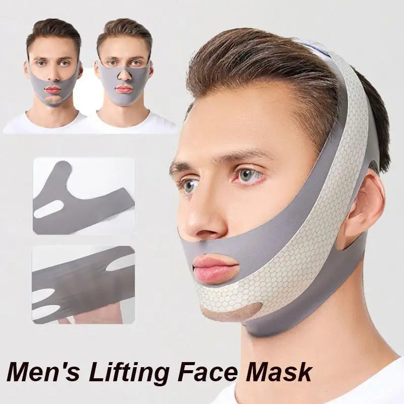V-Line Face Lifting Bandage Chin Slimming Mask | Qme Facial Contouring Mask Qme