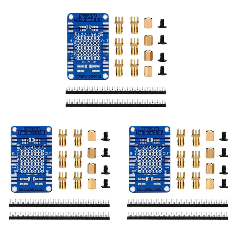 NanoVNA A02F-3X Vector Network Analyzer Test Board Demo Kit Network Analyzer Test Board Qme