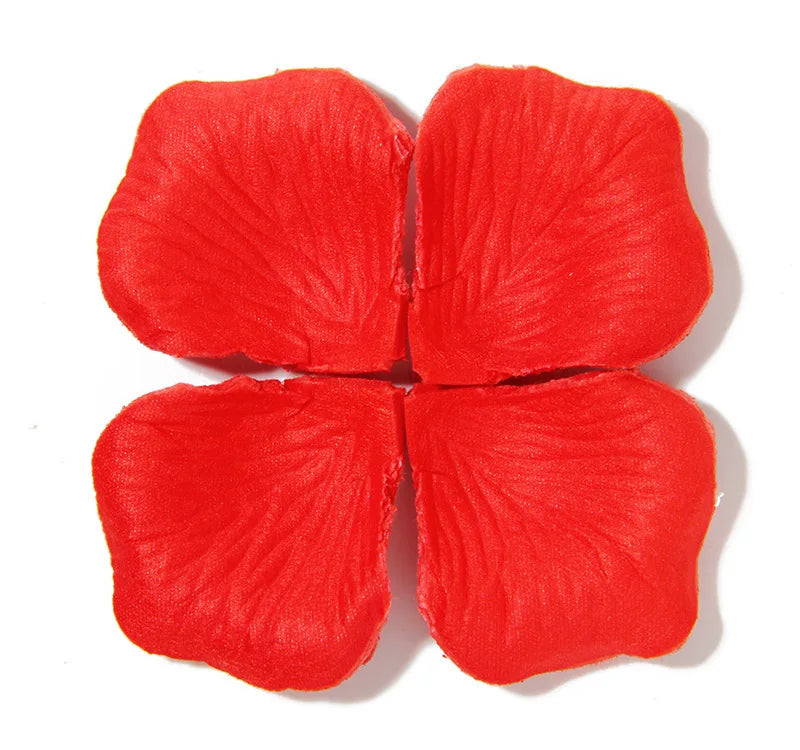 Silk Rose Artificial Petals – Wedding & Party Décor (100–500pc) Artificial Rose Petals Qme Red 100PCS