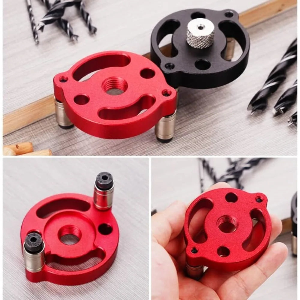 Self-Centering Dowel Jig Handheld Drill Guide Locator 3–10mm Dowel Jig Tool Qme