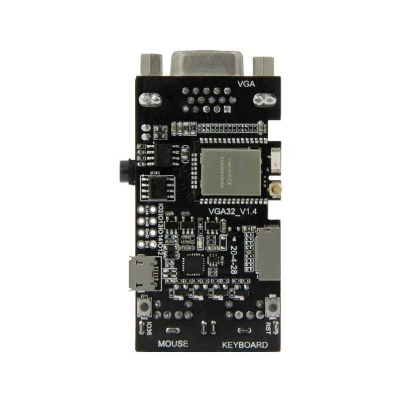 VGA32 V1.4 PS/2 Controller – Graphics, Game Engine & Terminal Microcontroller Dev Board Qst