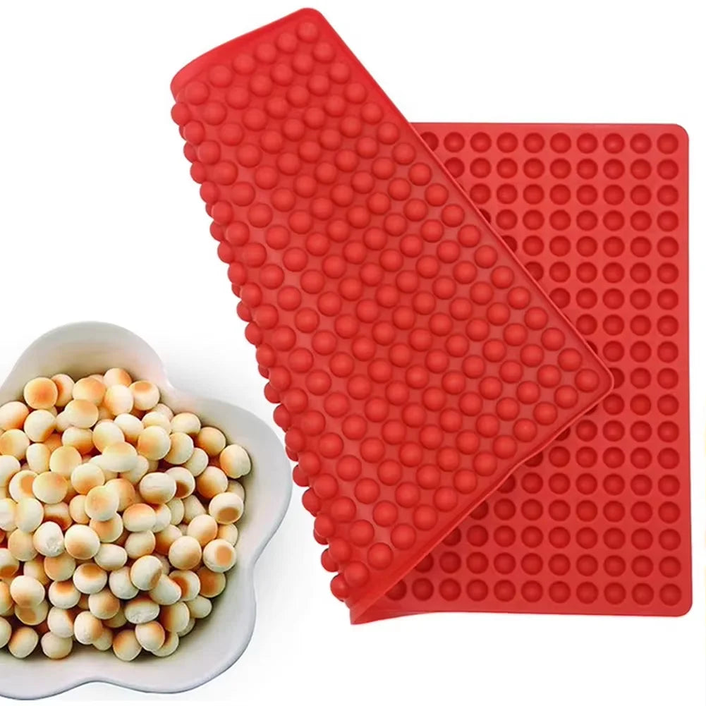 468-Cavity Mini Round Silicone Chocolate Mold – Candy & Treats Silicone Baking Mold Qst