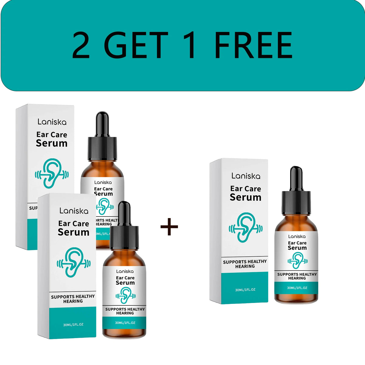 Ear Canal Care Essence Drops – Daily Non-Sticky Ear Care Ear Care Drops Qst 2 GET 1 FREE