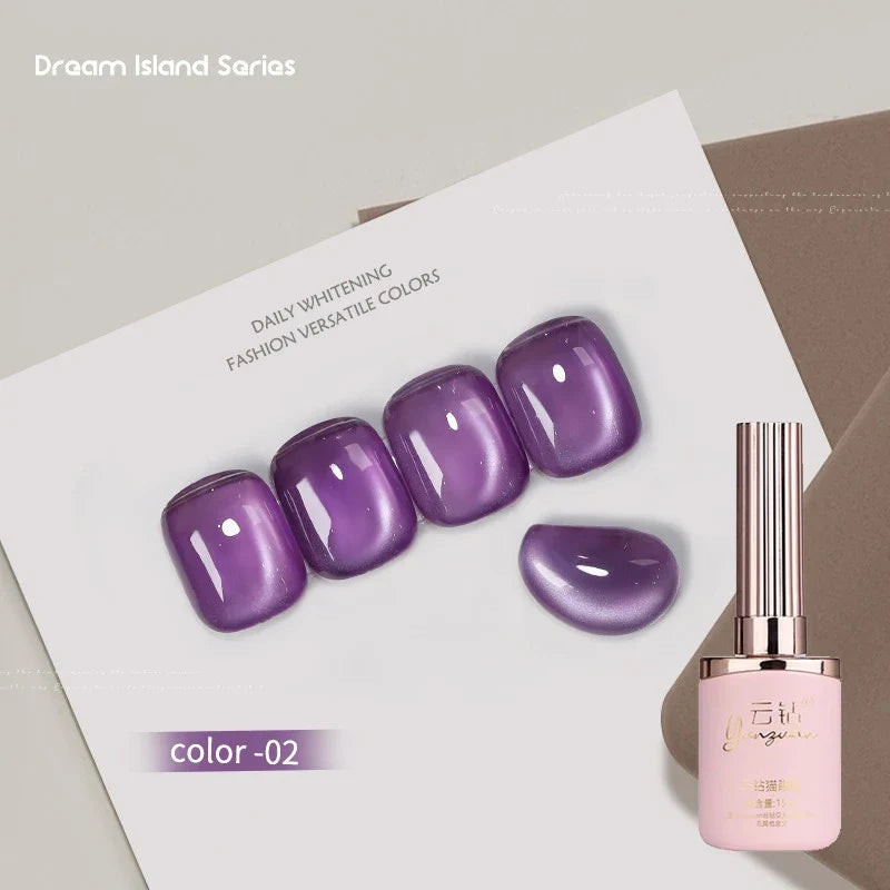 36-Color Cat Eye Gel Polish Set – Magnetic UV LED Nail Kit