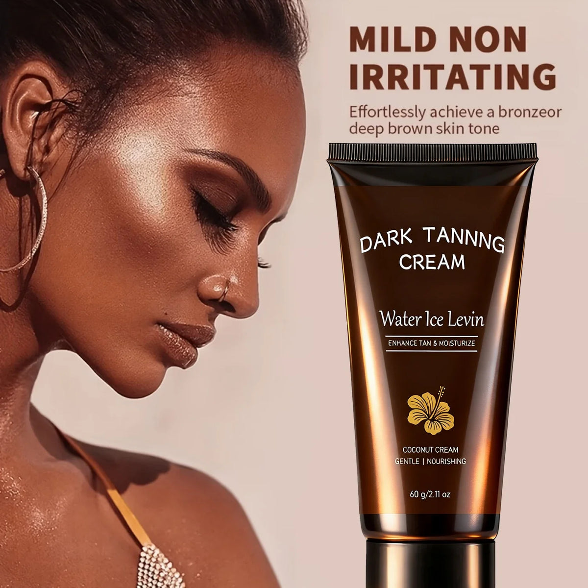 Collagen Coconut Self Tanning Cream – Dark Moisturizing Tan Self Tanning Cream Qme