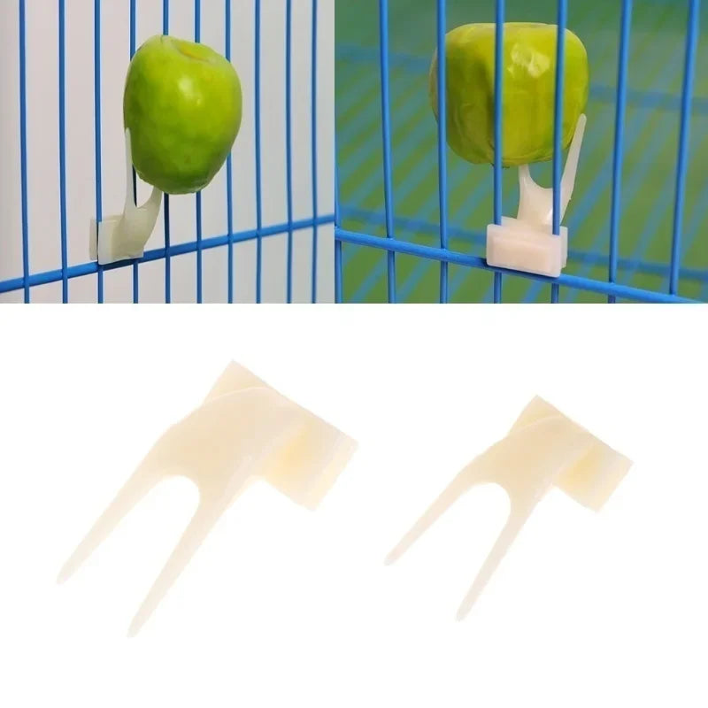 Bird Feeding Fruit Forks – Plastic Food Rack Feeder 4 Pack Bird Feeder Fork Qme