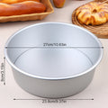 Nonstick Aluminum Round Cake Pan with Removable Base 4–10 In Round Cake Pan Qst 10inch