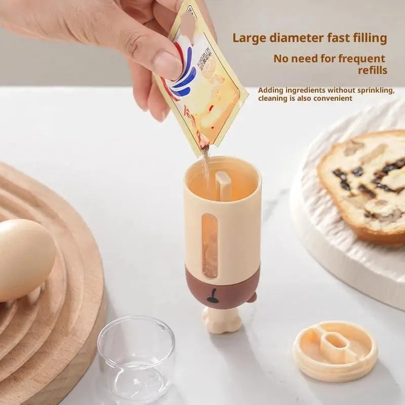 Quantitative Salt Shaker Canister – Moisture-Proof Dispenser Salt Shaker Canister Qme