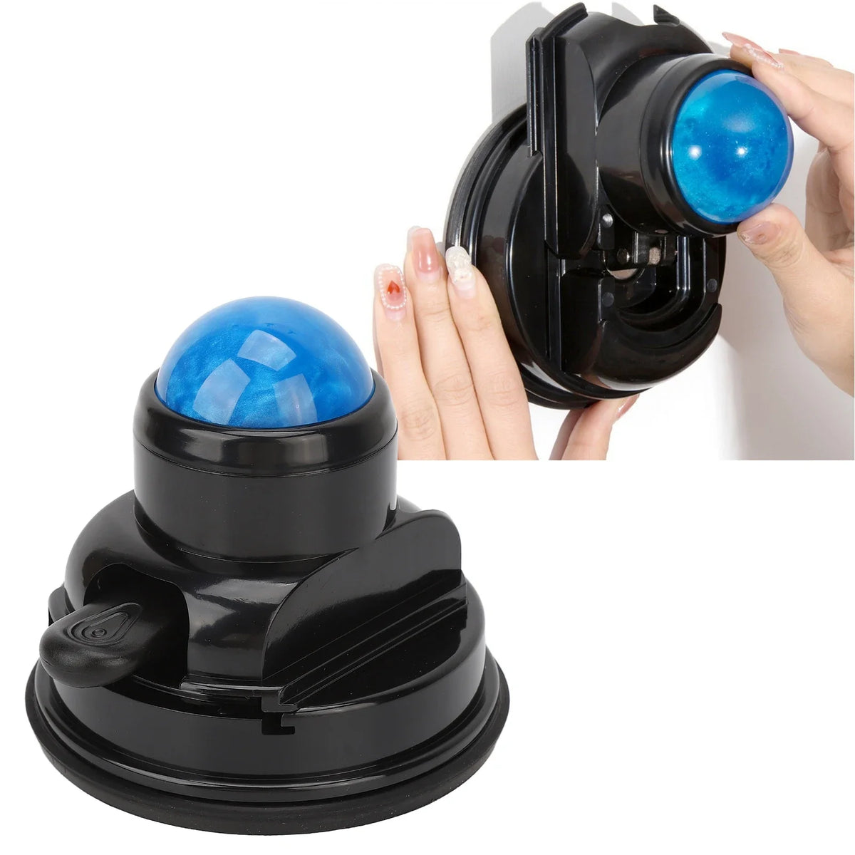 Wall Suction Cup Massage Roller Ball — 360° Rotation Wall Massage Roller Qme Default Title