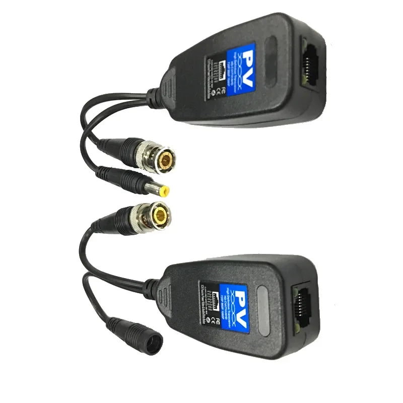 ESCAM 205PV UTP Video Balun Passive Transceiver 2MP–4MP CCTV CCTV Video Balun Qme