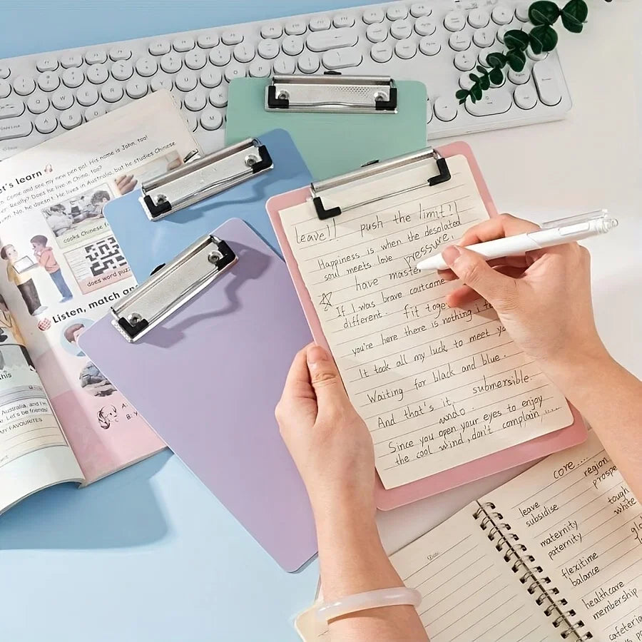 A5 Clipboard Memo Pad – Portable Loose-Leaf Writing Board Clipboard Memo Pad Qme