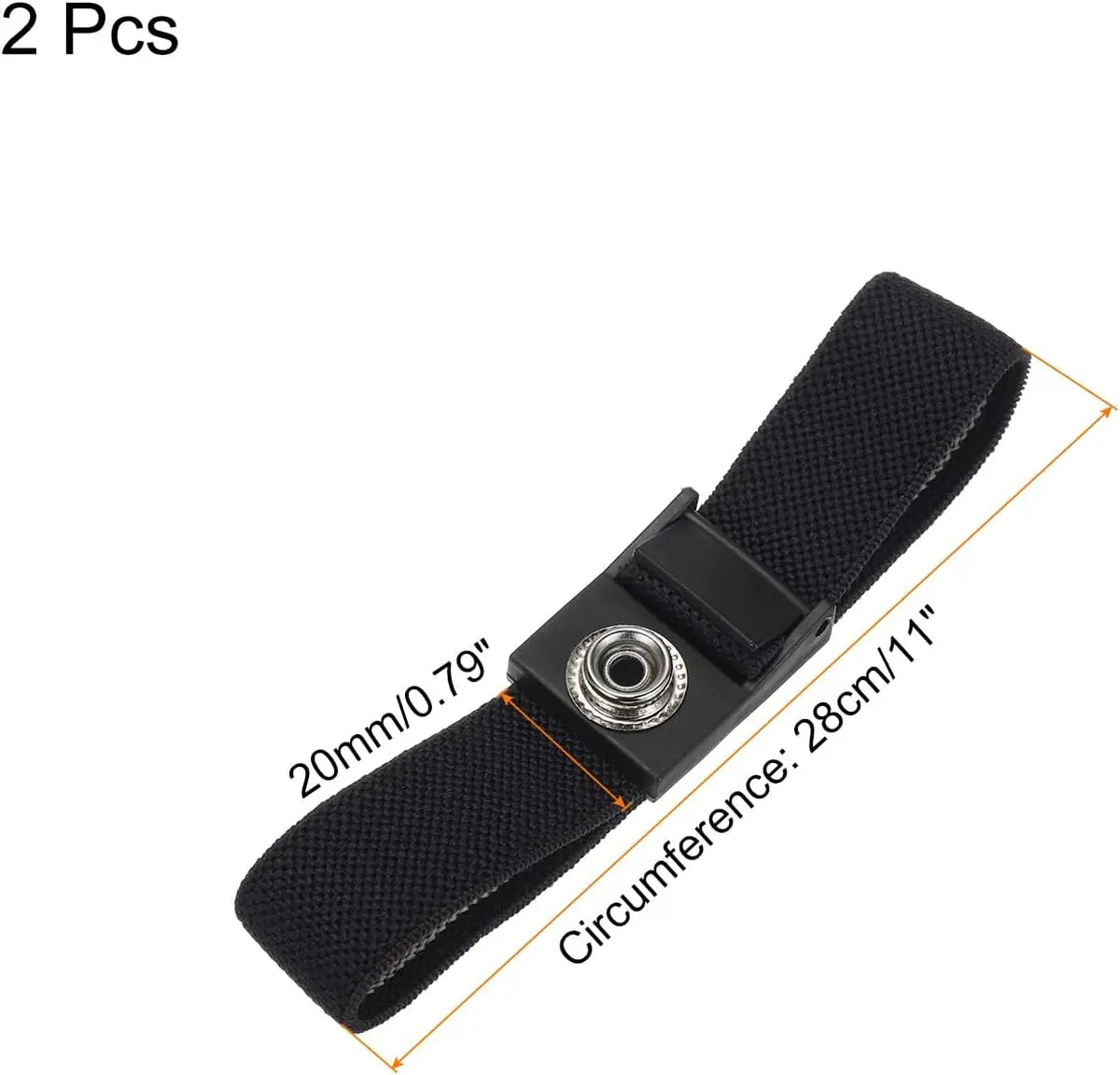 Anti-Static Wrist Strap ESD Grounding Bracelet 2 Pack ESD Wrist Strap Qst