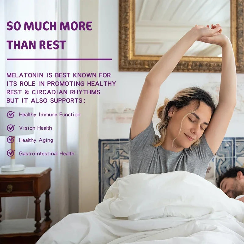 Xemenry Melatonin Capsules – Fall Asleep Faster & Sleep Better Sleep Supplement Qst