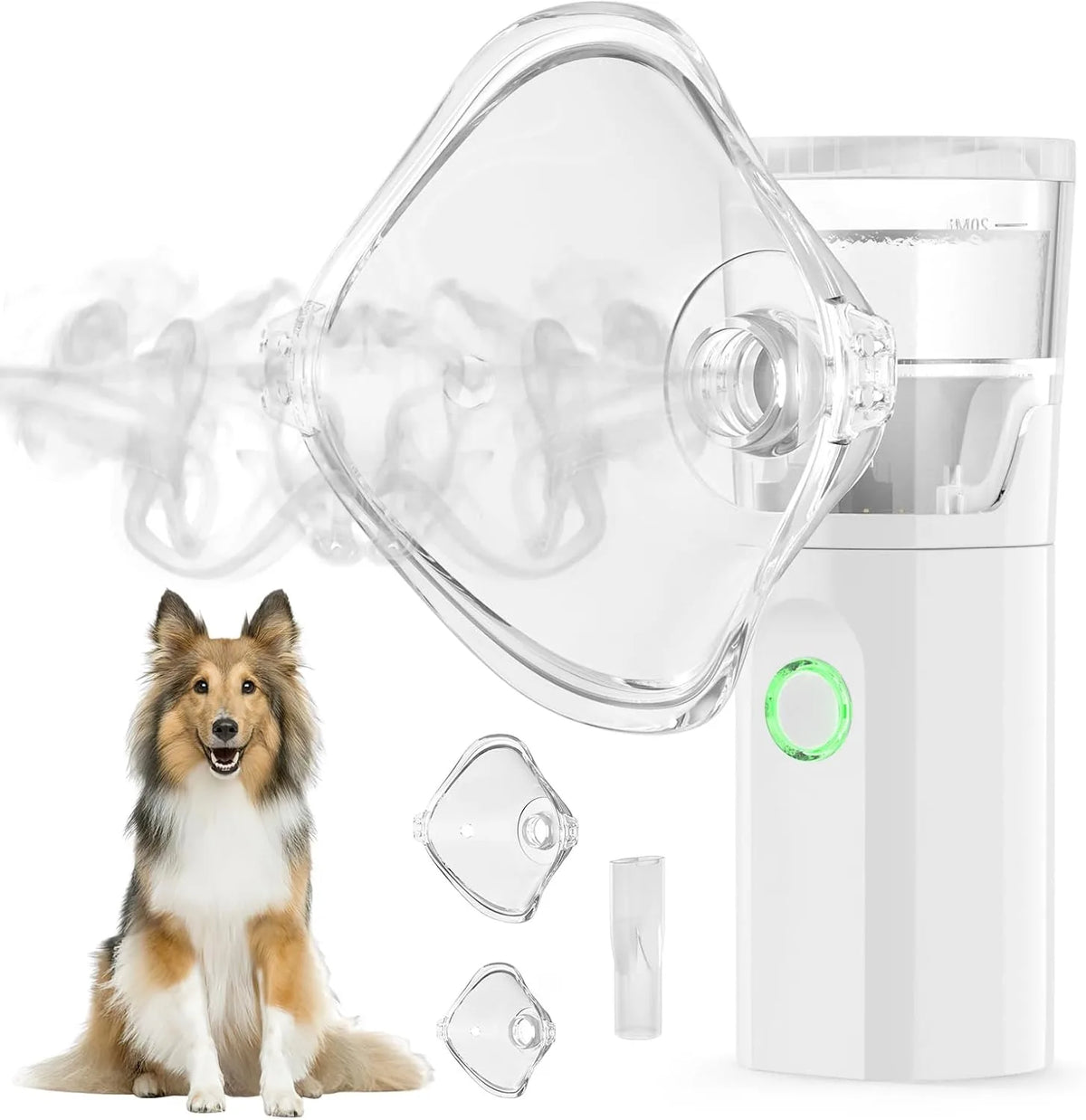 Pet Nebulizer – Dual Mode, Quiet Veterinary Mist Device Pet Nebulizer Qst United States