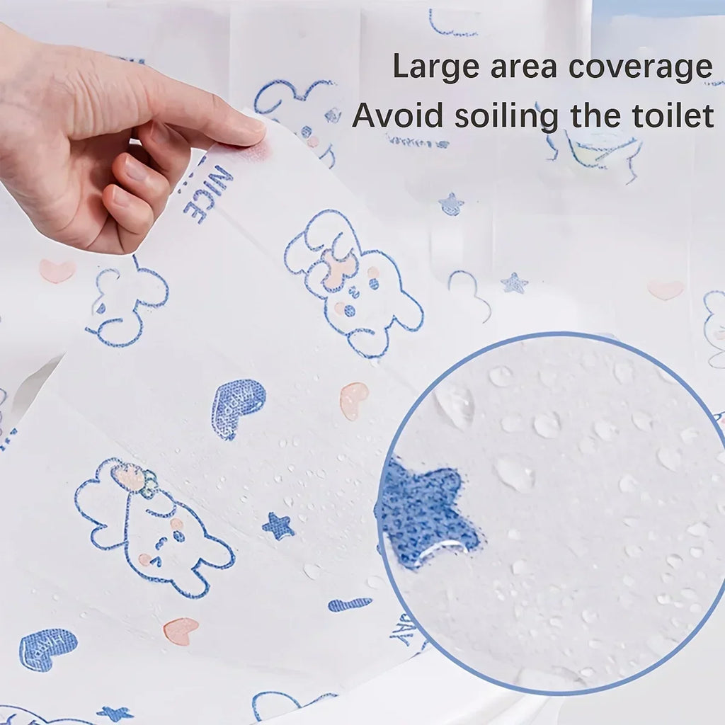 Disposable Toilet Seat Covers for Travel, Public & Airplane Use Disposable Seat Covers Qme
