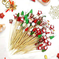 Christmas Toothpick Set 50pcs – Holiday Party Decorations Holiday Party Picks Qme Default Title