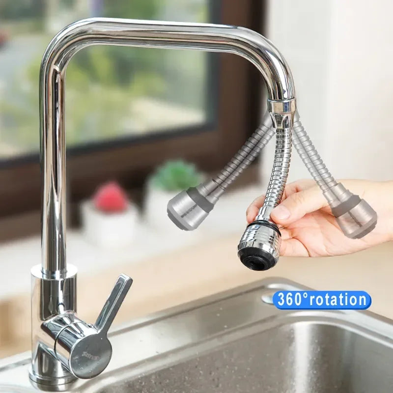 360° Rotatable Faucet Aerator – 2-Mode Bubbler Spray Head Faucet Aerator Qme
