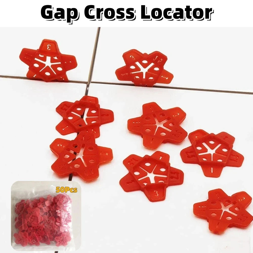 Reusable Plastic Tile Spacer Cross Gap Locator Floor Leveling Tool Tile Spacer Tool Qme