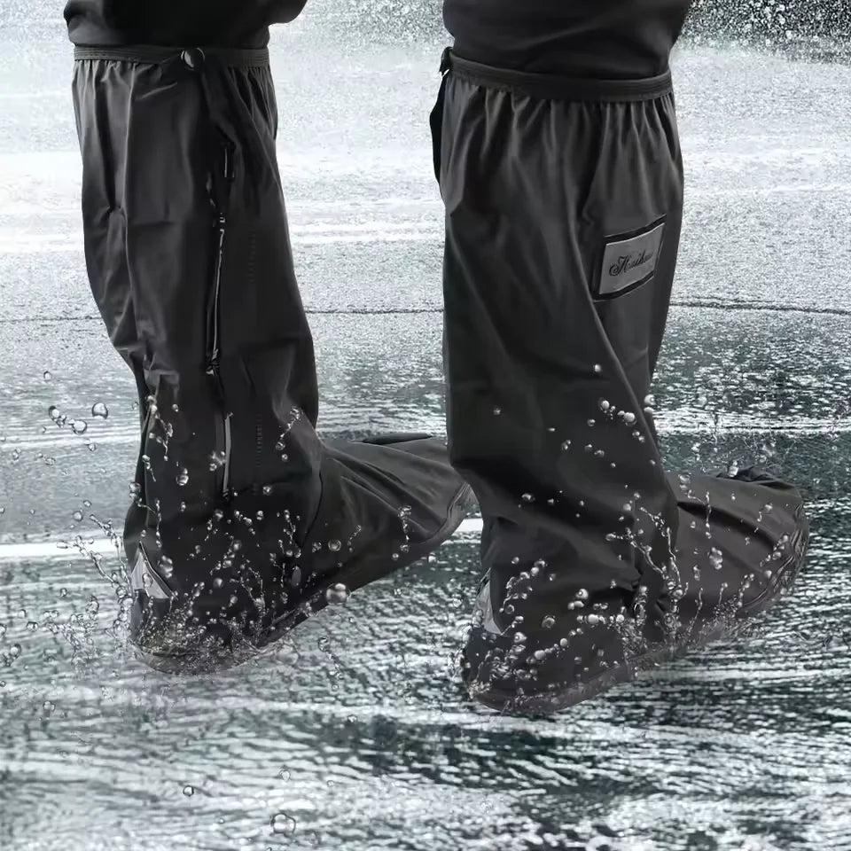 Waterproof Rain Shoe Covers – PVC Boot Protector | S–XXL Rain Shoe Covers Qst