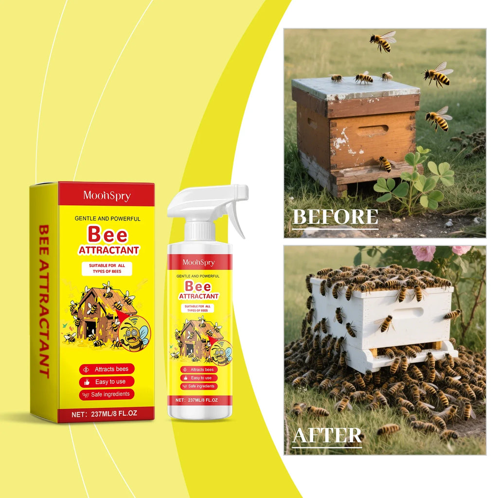 MOONSPRY Bee Attractant Portable Spray – Trap Bees Easily Bee Attractant Spray Qme