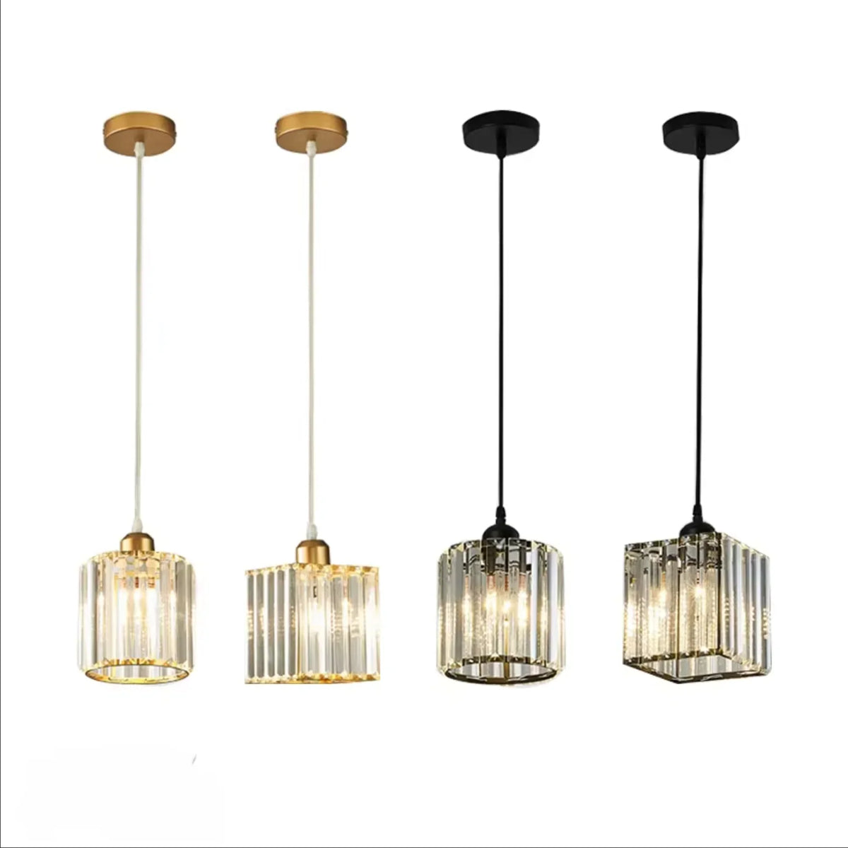Modern LED Crystal Chandelier Ceiling Light – Luxury Décor Crystal Chandelier Qme